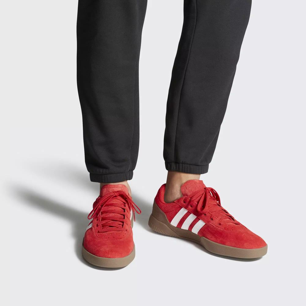Adidas City Cup Tenis Rojos Para Hombre (MX-50566)